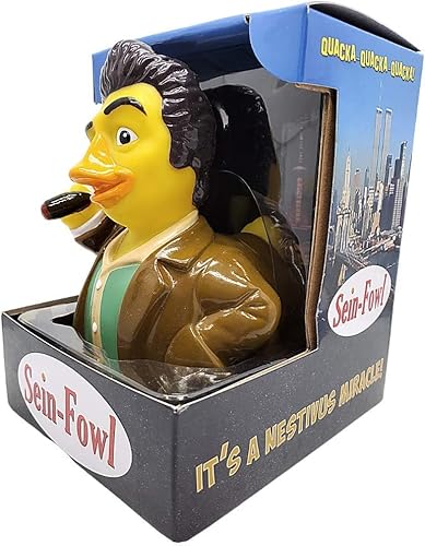 Celebriducks Sein-Fowl Floating Rubber Ducks - Collectible Bath Toys Gift For Kids & Adults Of All Ages #TOP1