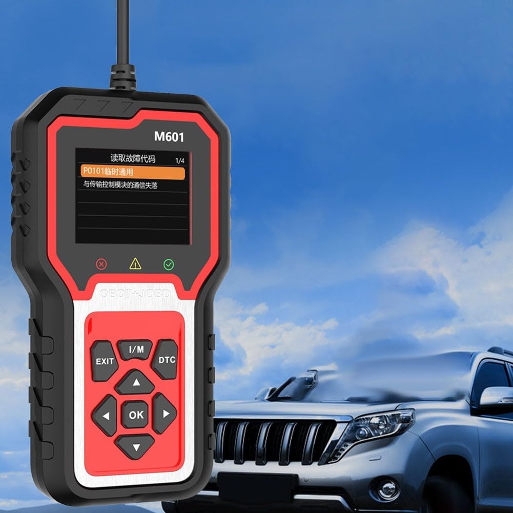 OBD2 Scanner mit 2,8 Zoll TFT Bildschirm, 9-in-1 Diagnosegerät für OBDII Autos 1996+, One-Click I/M Readiness & DTC Definition