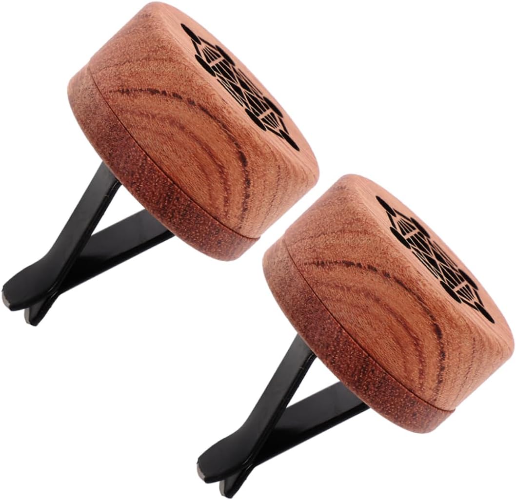 ABOOFAN 2Pcs Wood Car Vent Clips Portable Essential Oil Diffuser for Aromatherapy Stylish Air for Vehicle and Home Use No Electricity Needed Versatile Design for Refreshing