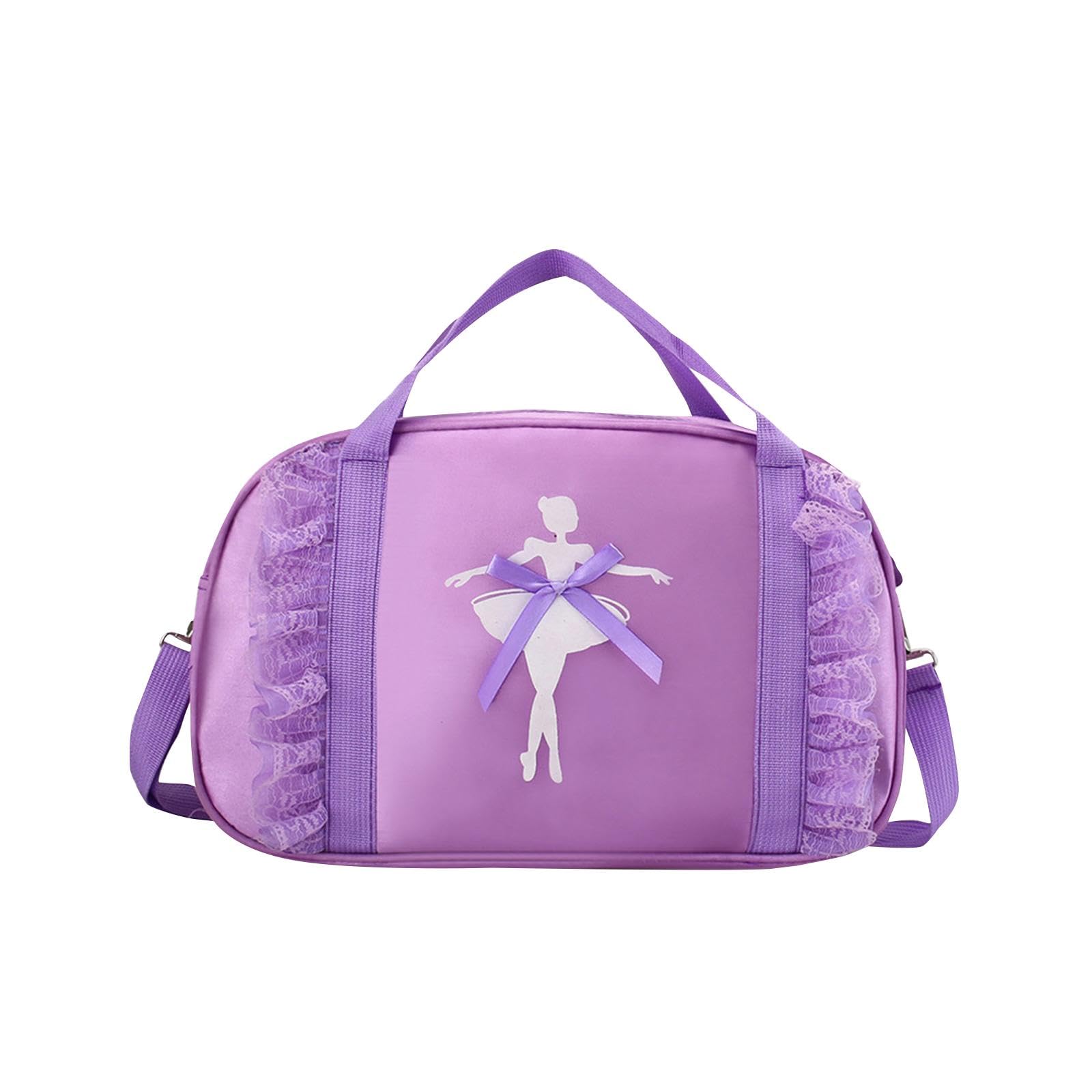 Ballet Dance Bag Sweet Tutu Dress Bag for Travel Children's Day Gift Dancing Purple-image-11