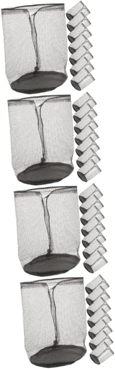 POPETPOP 32pcs Cone Drawstring Bag Mesh Storage Holder Yoga Mat Bag for Sports Camping Travel Lightweight Practical