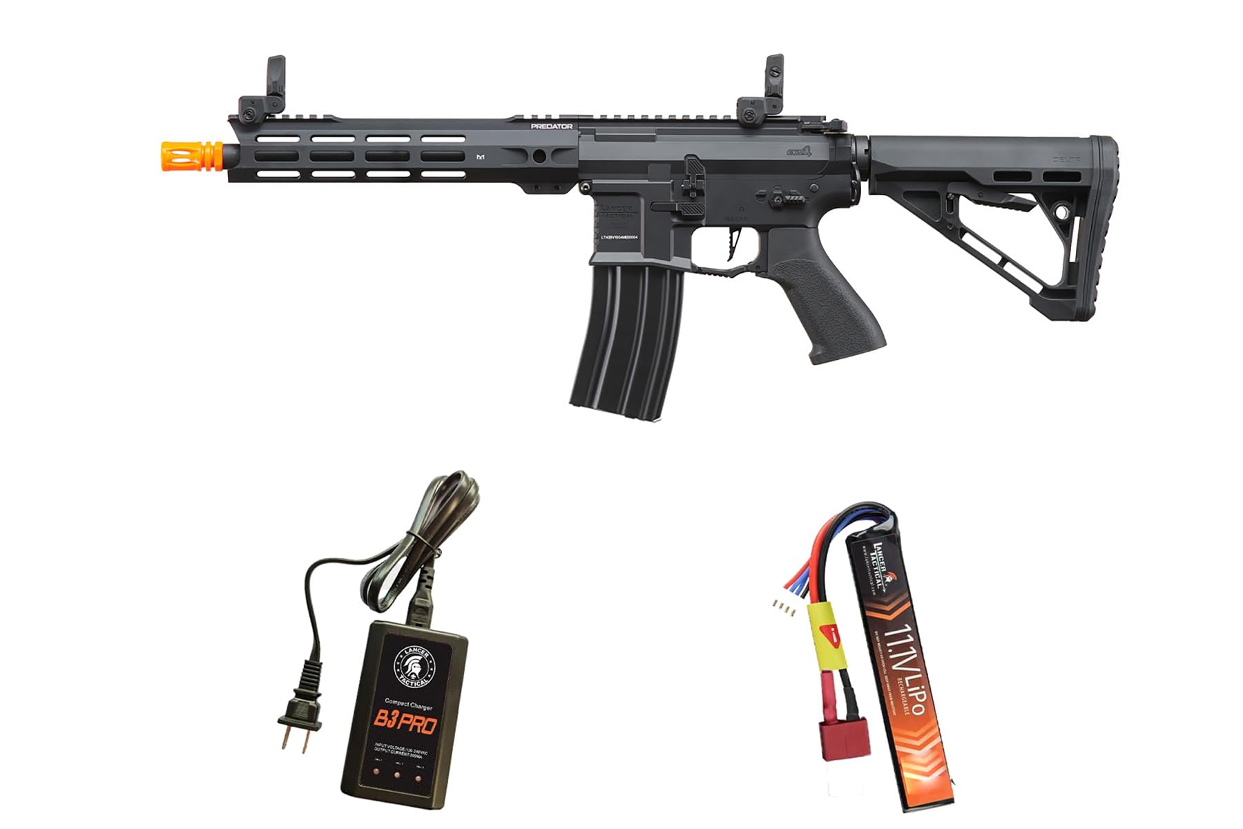 Amazon.com : Lancer Tactical Gen 4 Nebula II ETU Predator 10