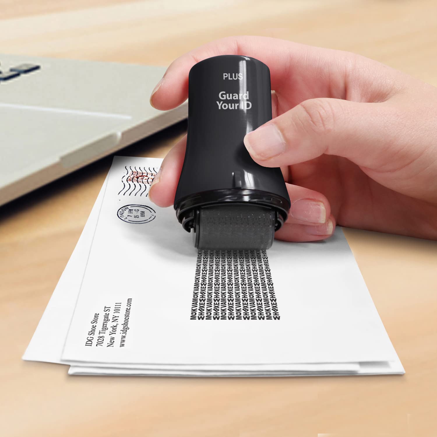 Guard Your ID Szeroki stempel chroniący przed kradzieżą tożsamości, 3-pak do poczty