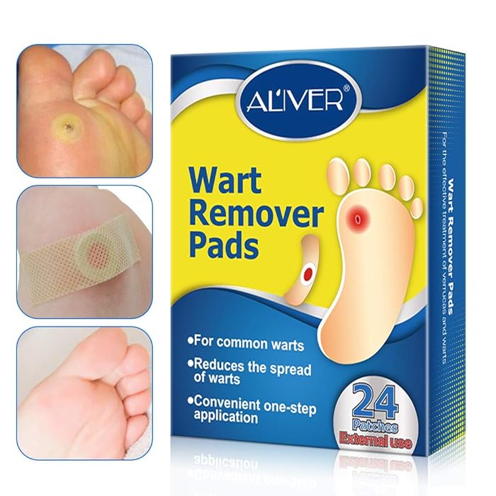 Buy Wart Remover, Wart Removal Plasters Pad, Foot Corn Removal Plaster