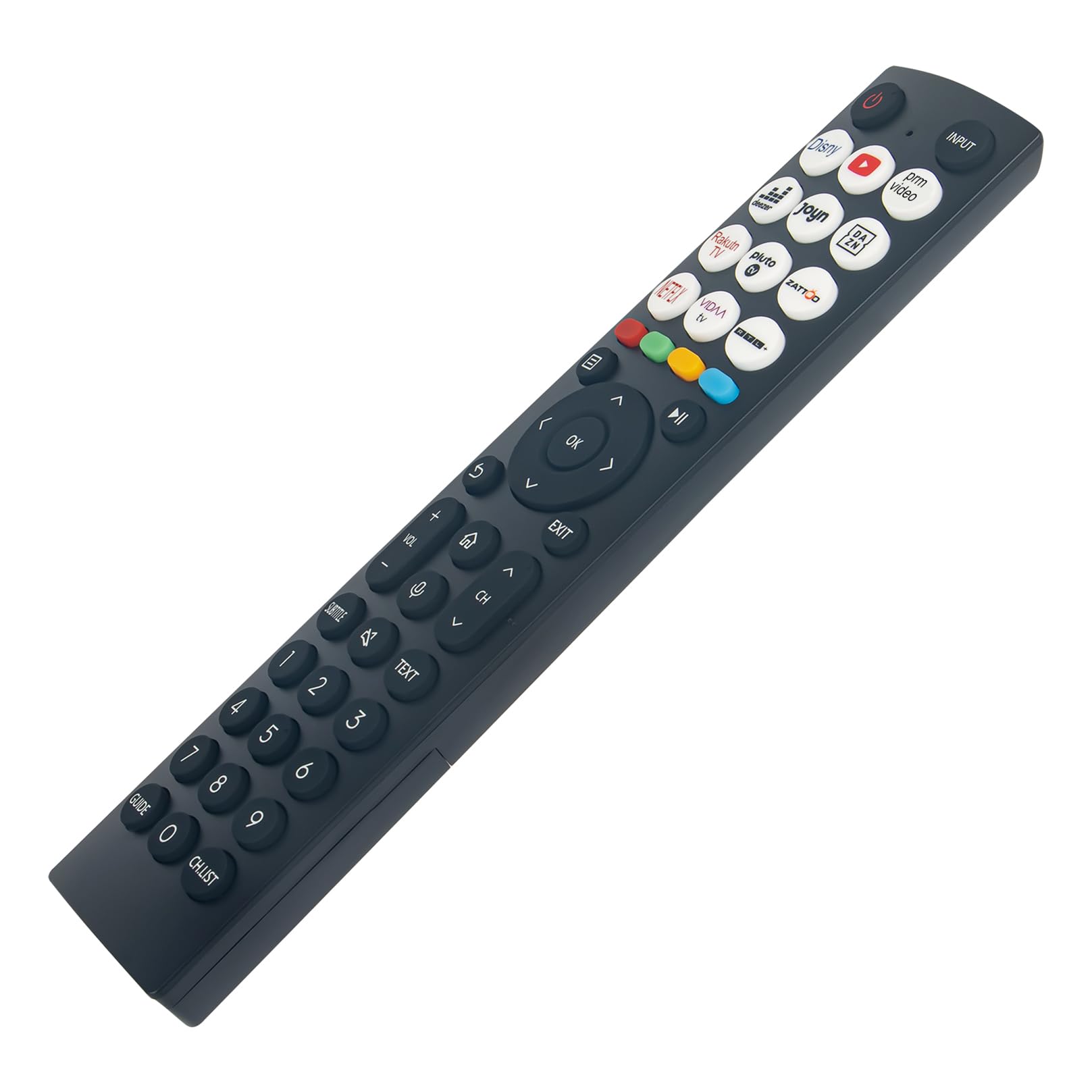 ALLIMITY Telecomando vocale Sostituzione Compatibile con Hisense QLED Smart TV 43E7HQ 50E7HQ 70E7HQ 65E7HQ 55E7HQ 50A7GQ 55A7GQ 65A7GQ 75A7GQ 58A7GQ 43A7GQ 55A72GQ 50A72GQ 65A72GQ 43A72GQ A220410
