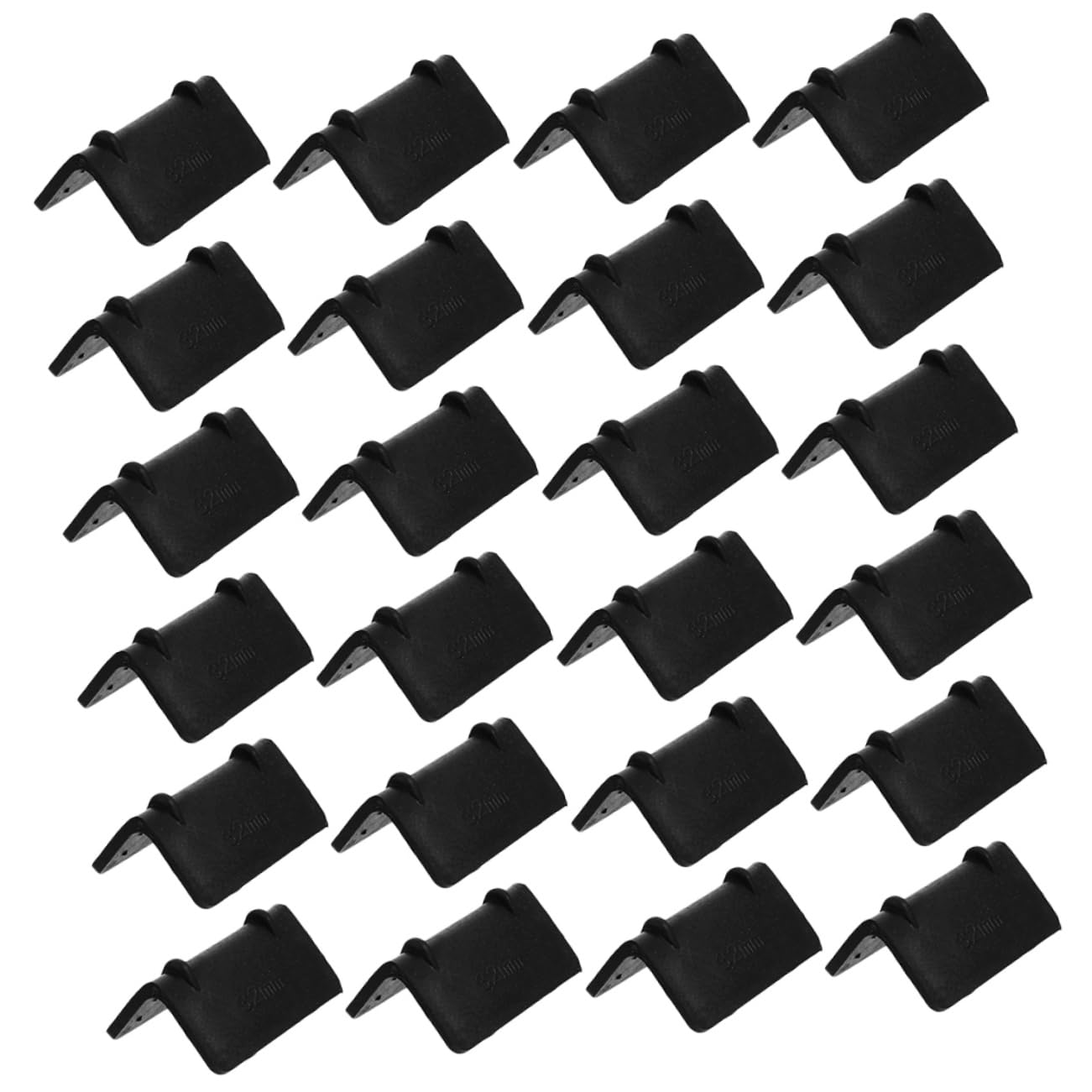 Protectores de Esquinas de Plástico en Forma de L para Envío, Negros, 100 Piezas, Protección Extra para Paquetes y Cajas