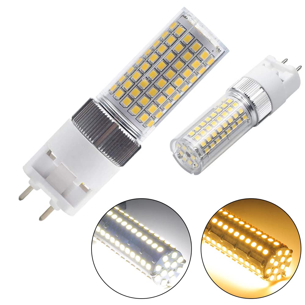 LED G12, oprawka bi-pinowa, 12 W, 1500 lm, 16 1600 lm, 20 2000 lm, 3000K 4000K 6000K bez ściemniania AC 100 V ~ 277 V (zestaw 10 sztuk) (20 W 4000 K)