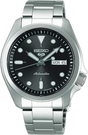Seiko Mens Seiko 5 Sport Automatic 100m Dial Watch SRPE51K1 Grey