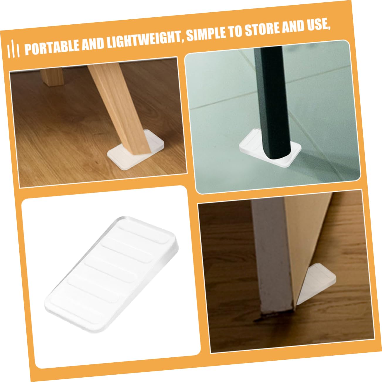 8 Pcs Furniture Spacers Table Leveling Shims Furniture Leveling Wedge Plastic Shims for Table Furniture Leveling Shims Table Shims Levelers Shims Furniture Leveler Shim Wedge PVC Veemoon