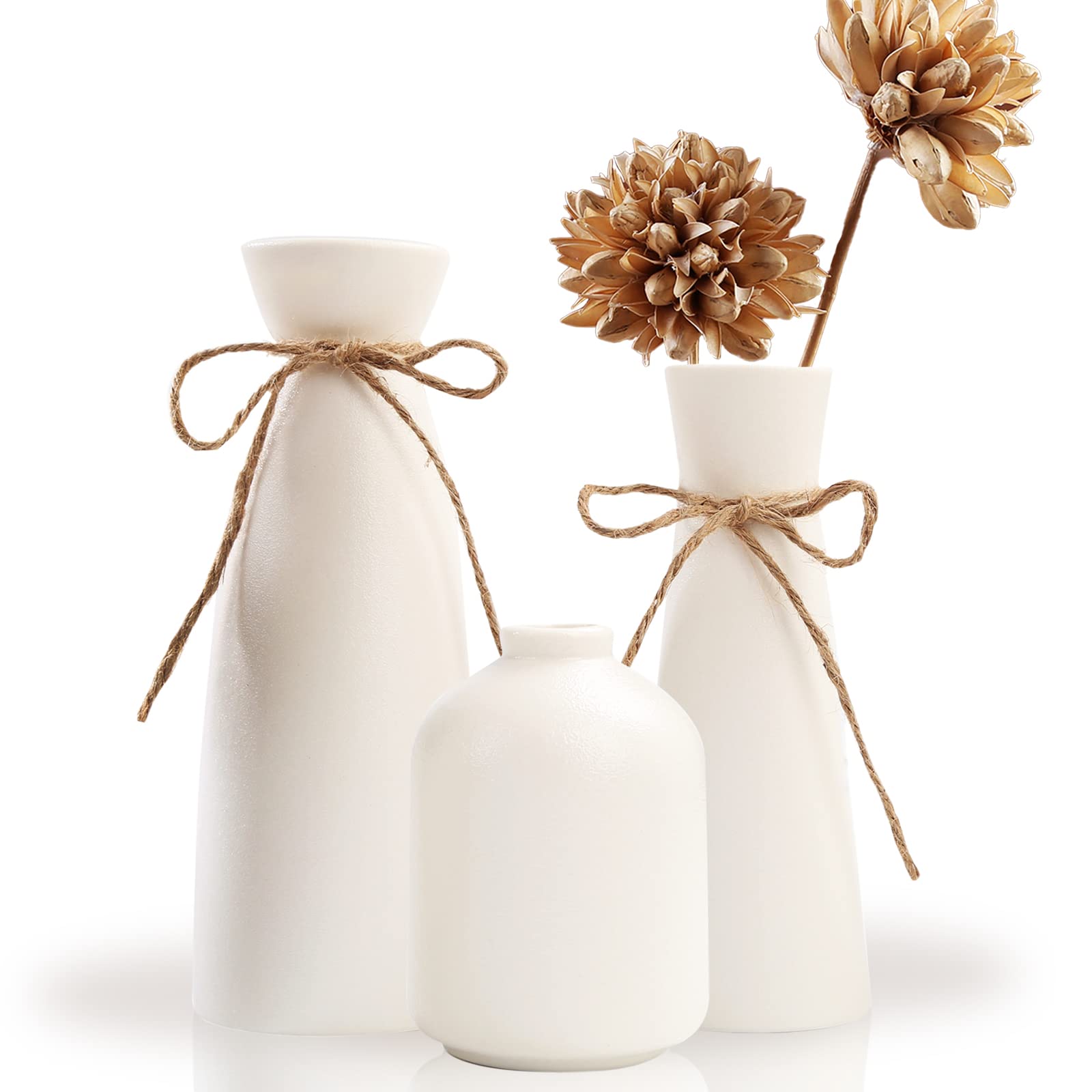 Vase en céramique pour valoriser vos fleurs séchées et pampa de séjour