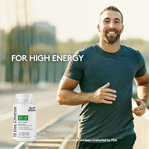 Miniatura 4 de Youth & Tonic Píldoras de carbón activado y limpieza de 15 días para gases, hinchazón y desintoxicación corporal