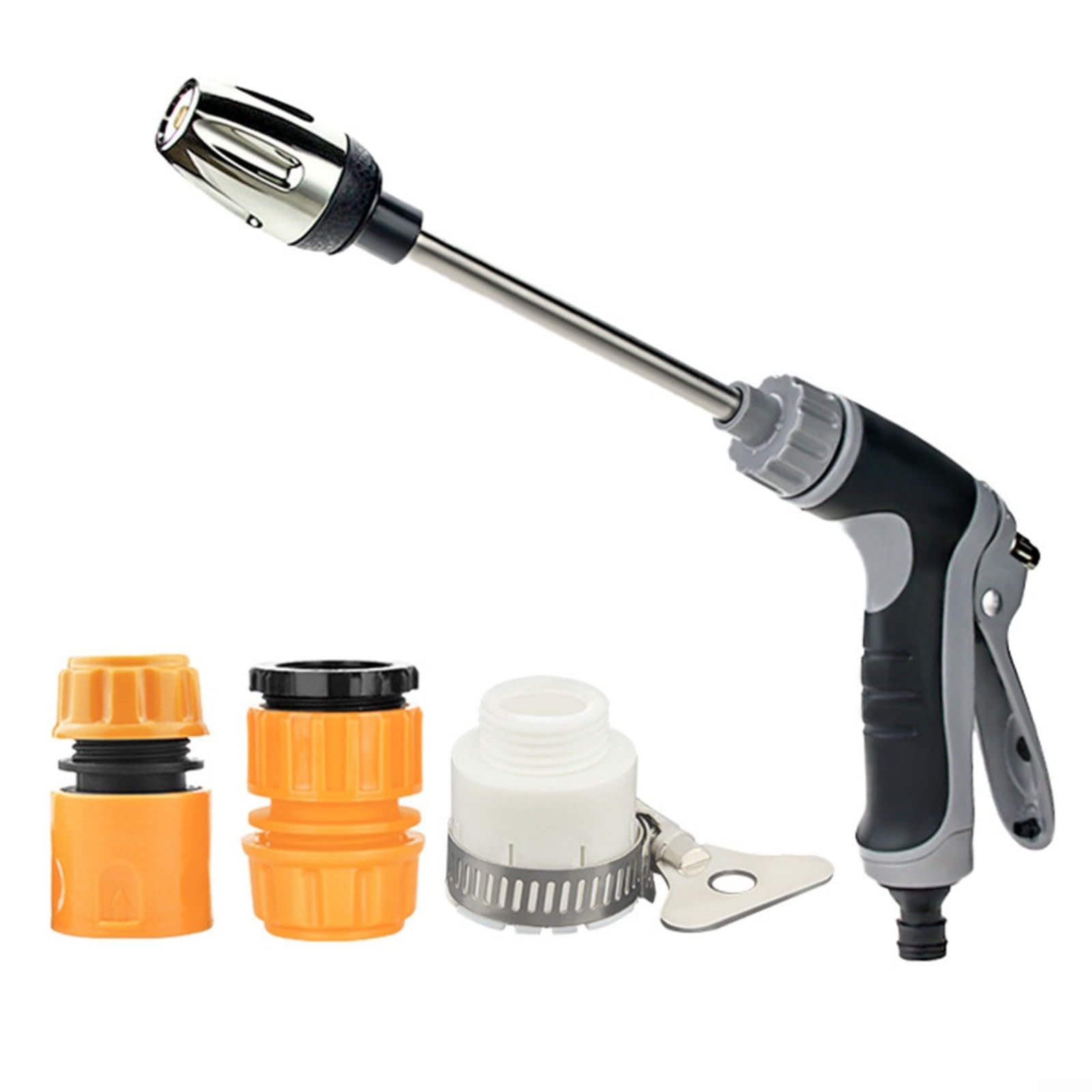 Turbo Washer for Garden Hose, High Pressure with Nozzle/Sprayer/Connector, Turbowasher Power Pressure Washer for Any Garden Hos(B)
