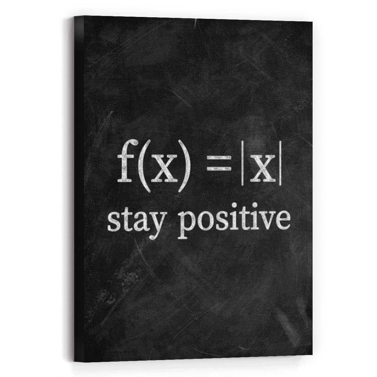 DQFOCPHHAA Math Classroom Decor, Motivational Growth Mindset, Encouraging Wall-Art for Math Students(Framed,08x12inch(20x30cm))