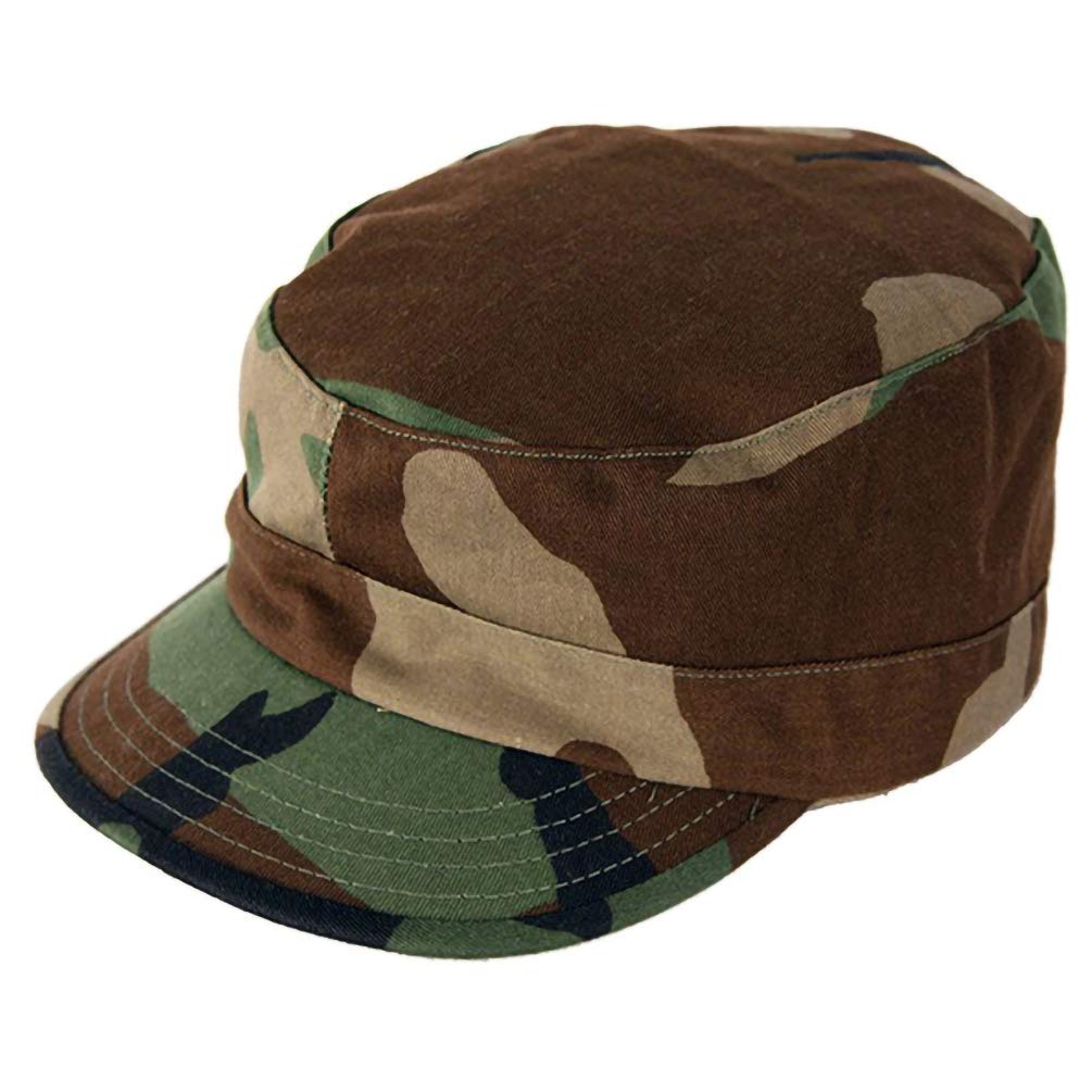 BDU Combat Cap USA Made - Woodland Camo