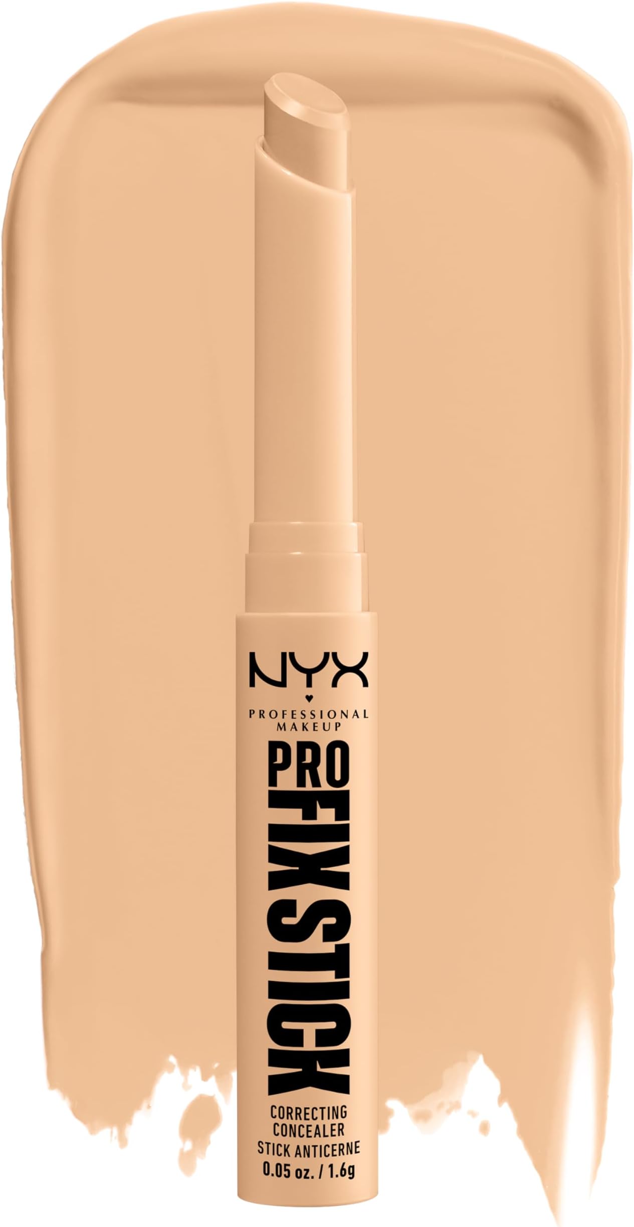 Pro Fix Stick Correcting Concealer, Buildable Medium Coverage Concealer Stick - Natural