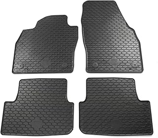 Volkswagen 2G1061550A041 Rubber Floor Mats 4 x Rubber Mats All-Weather Floor Mats Quality Plus, Black
