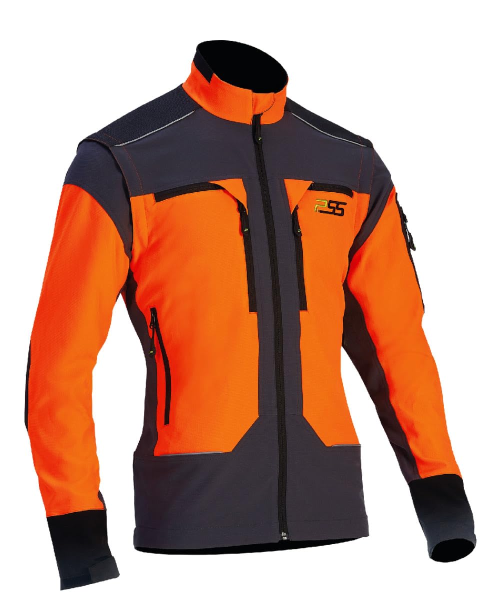 PSS Funktionsjacke X-treme Vario Orange/Grau Größe M