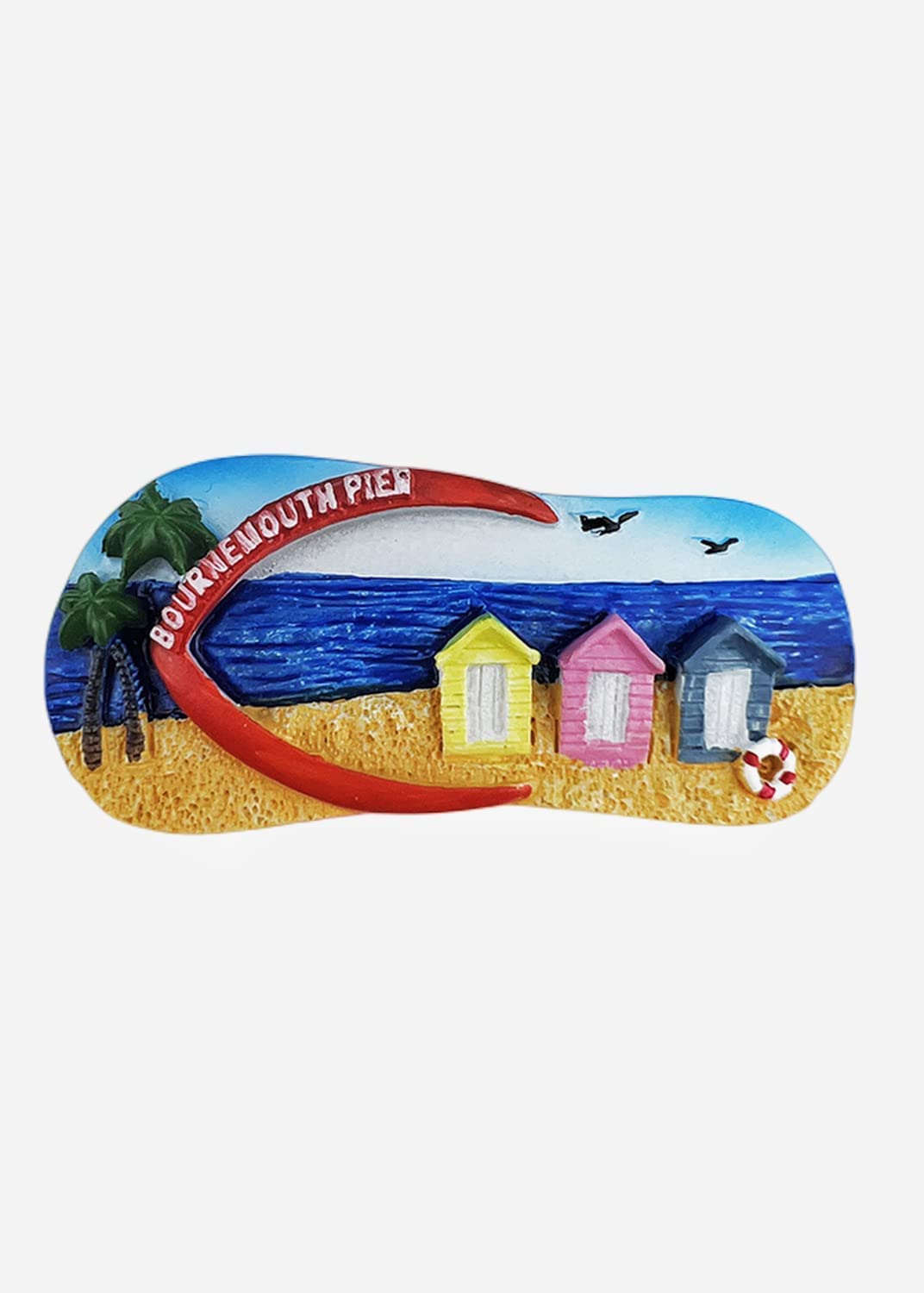 Bournemouth Pier England Britain Fridge Magnet Refrigerator Magnet Decoration Magnet Sticker Souvenir Resin Crafts