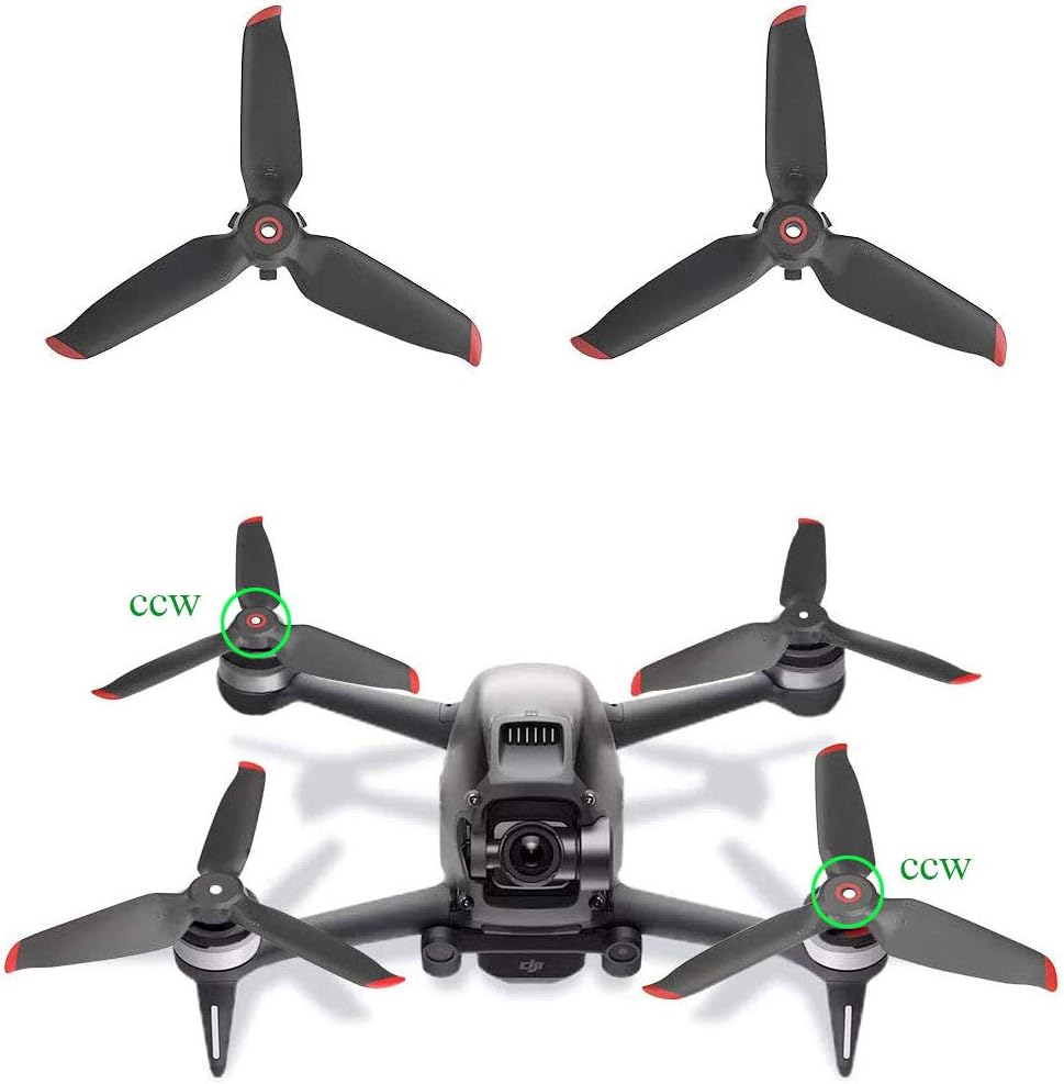 8 Pcs Propellers Replacement for DJI FPV Drone Accessories Low Noise Blades Props