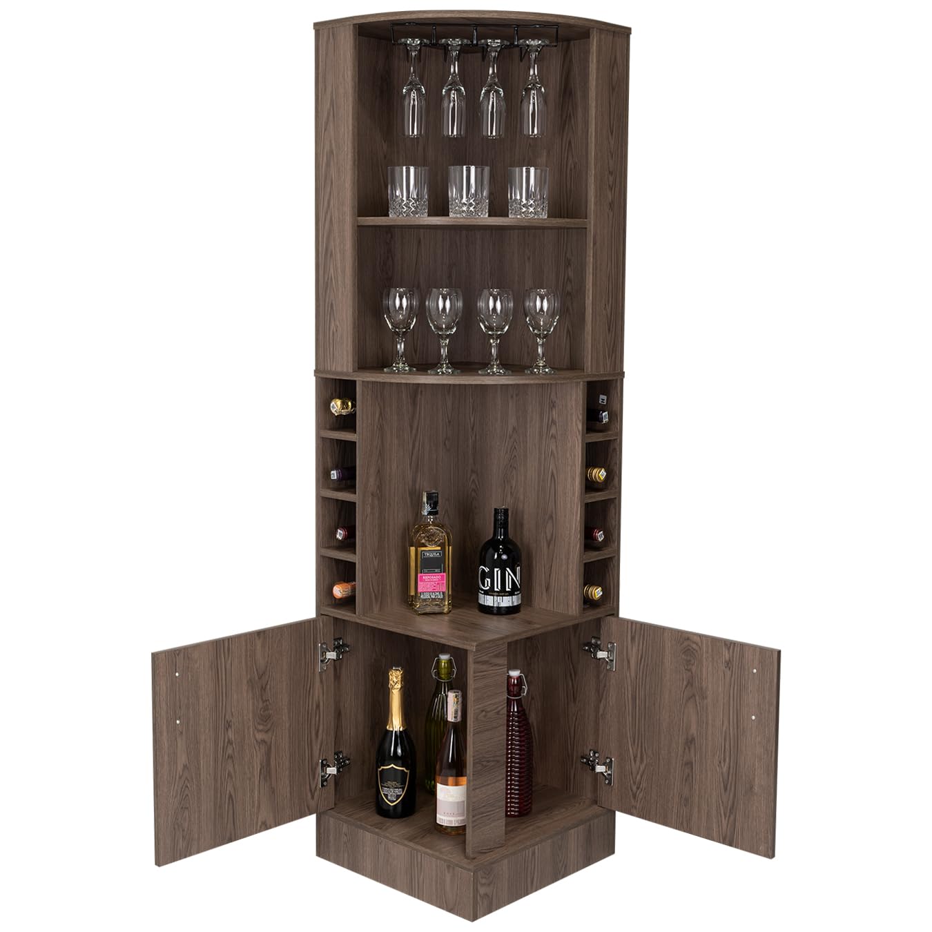 Amazon.com: Zjjseloru Corner Bar Cabinet,71