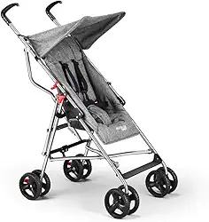 Carrinho Guarda-Chuva Pocket 15kg Cinza Multikids Baby - BB328