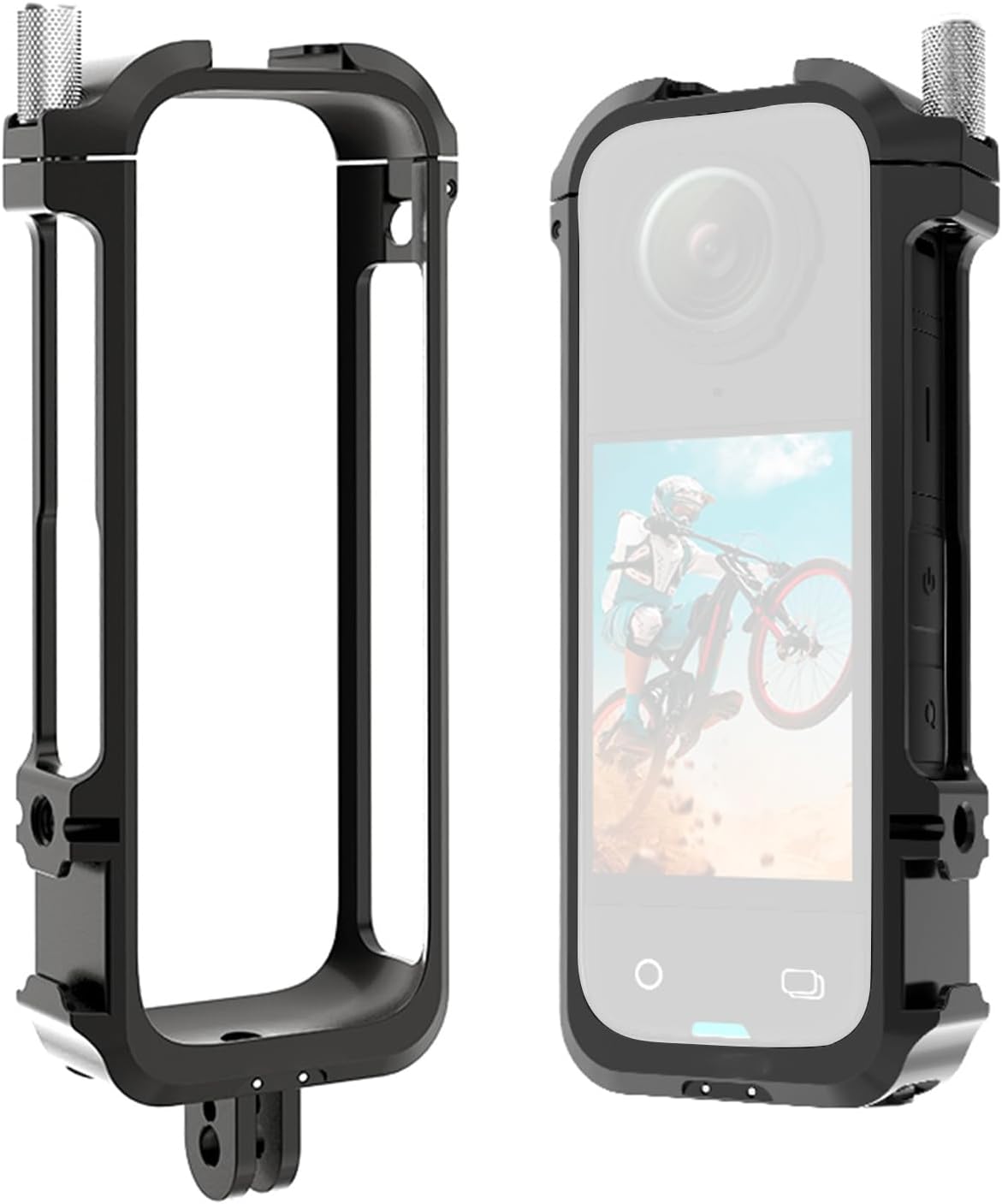 Protective Frame Case for Action Camera Border Tripods Adapter Mount Expansion