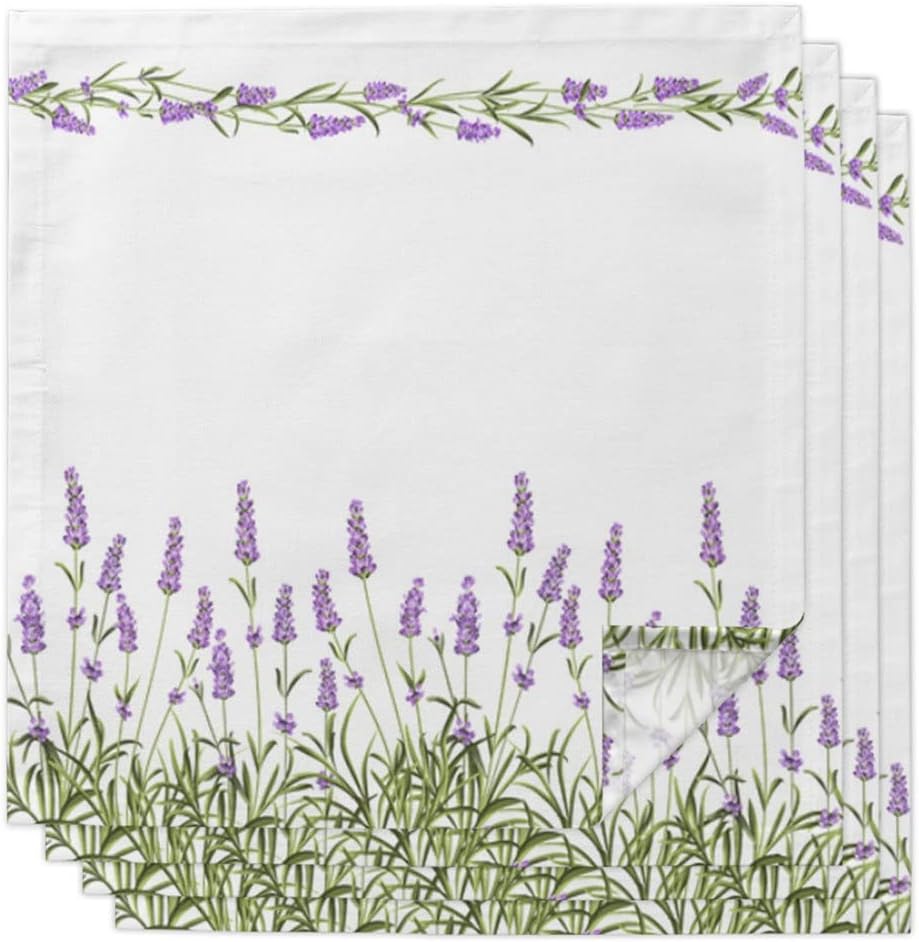Lavender Kitchen Napkin Table Napkins Dinner for Wedding Banquet Party Decoration