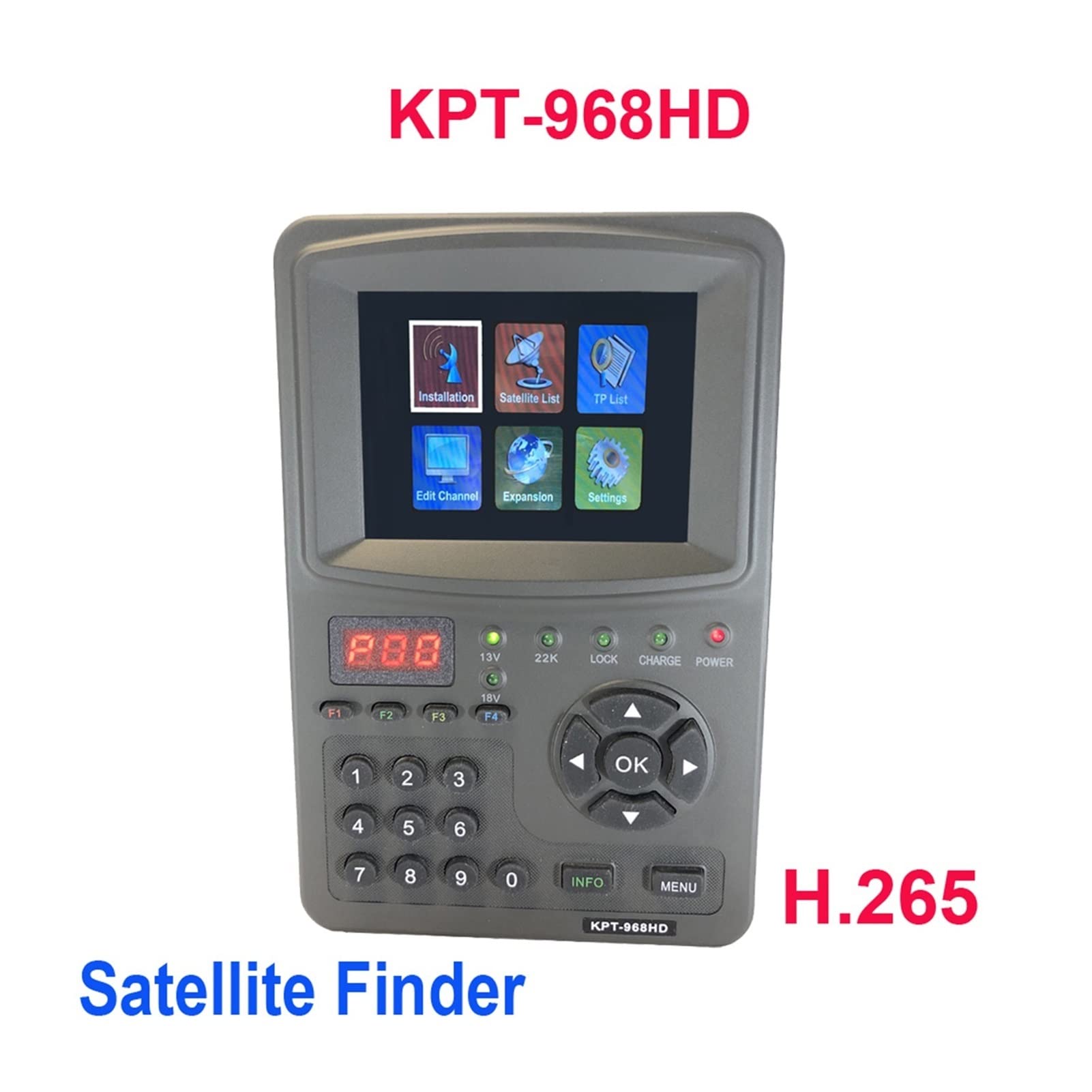Buscador de señal satelital, Buscador De Satélite, KPT-968HD HEVC H2.65 DVB-S2 Best ST-5150 WS-6933 WS-6906 para Uso Flexible