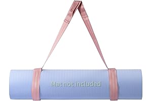 Adjustable Yoga Mat Strap for Easy Carry and Storage of Various Mat Sizes