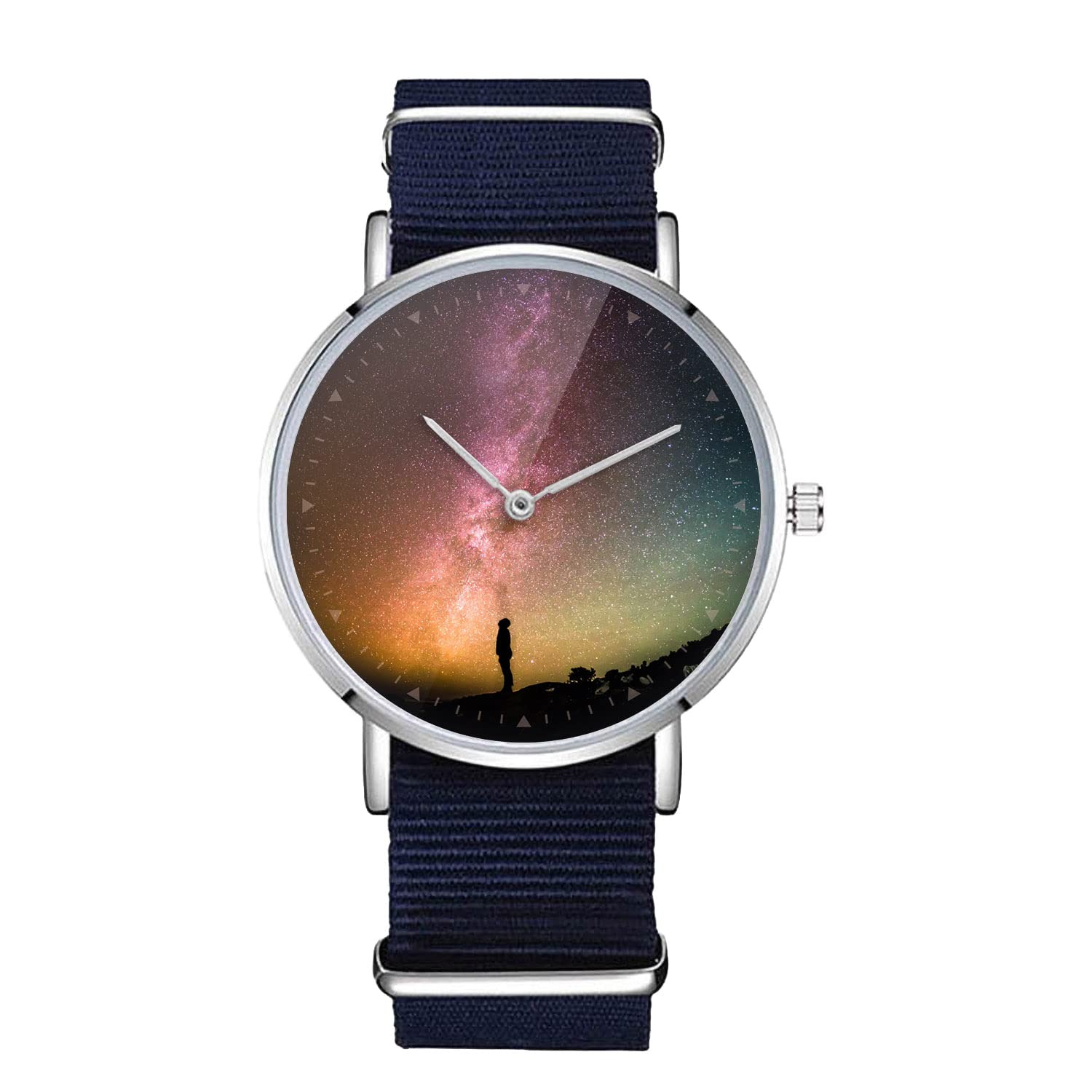 The Milky Way Man Design Nylon Watch