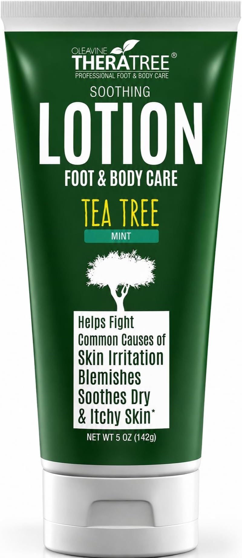 Tea Tree Oil Lotion with Neem Oil for Foot & Body - Helps Fight Common Causes of Skin Irritation and Body Odour - TheraTree