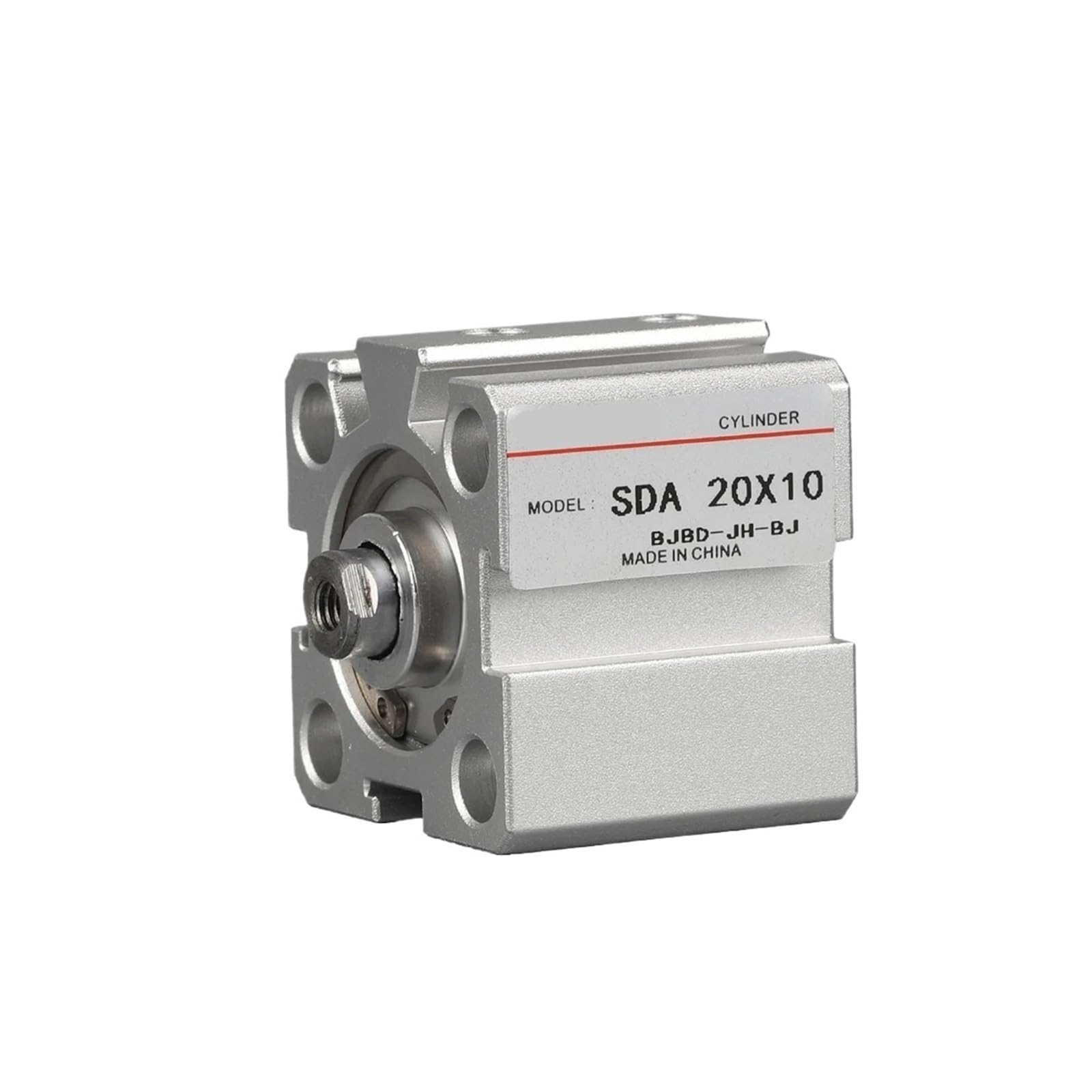 Vérin pneumatique fin SDA alésage 50mm en aluminium pour précision