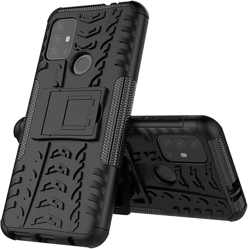 Funda para Moto G30, resistente con soporte plegable, doble capa, protección contra caídas, a prueba de golpes, para Moto G30Moto G10 Hyun, color