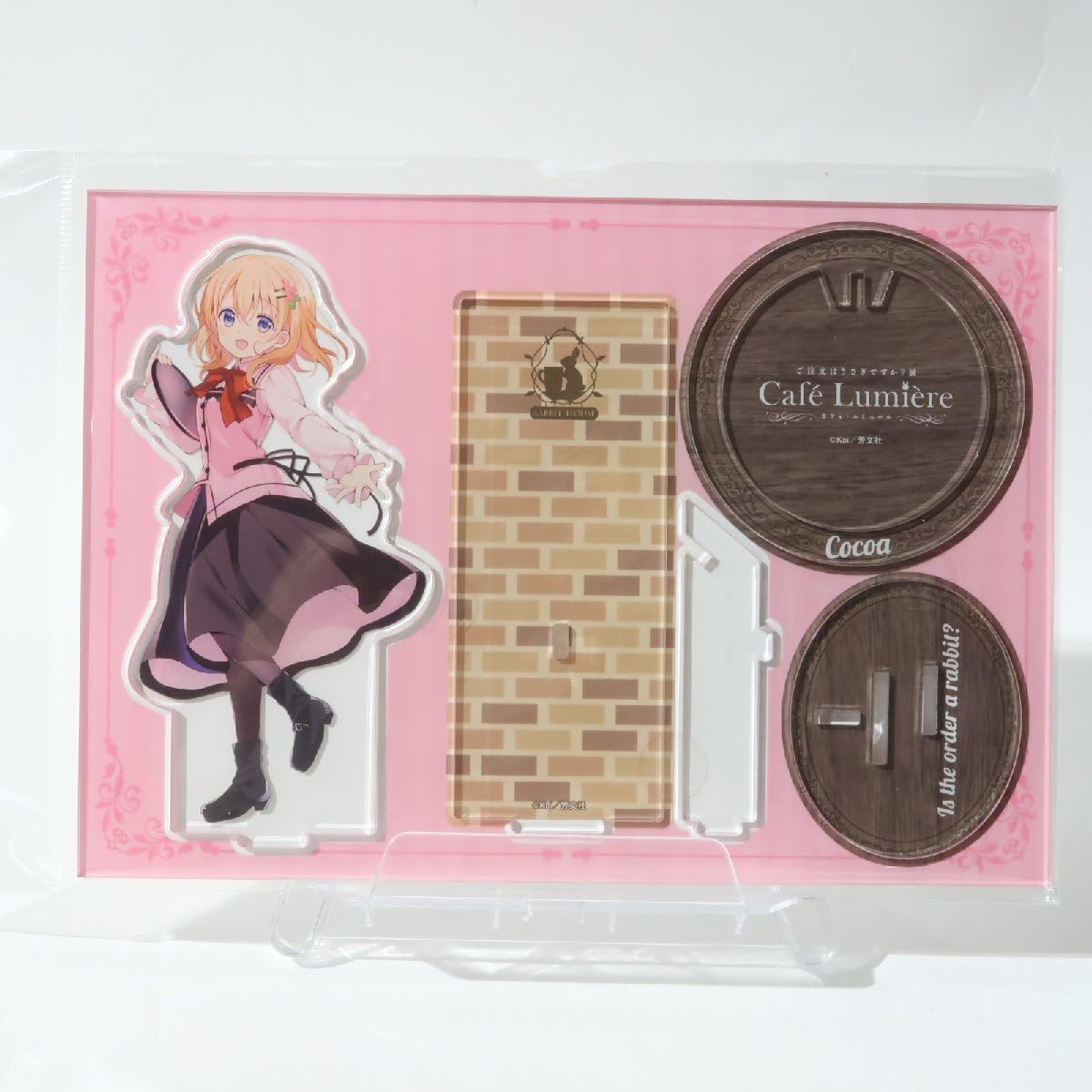 Amazon.co.jp: ご注文はうさぎですか？展 Cafe Lumiere 立体アクリル 