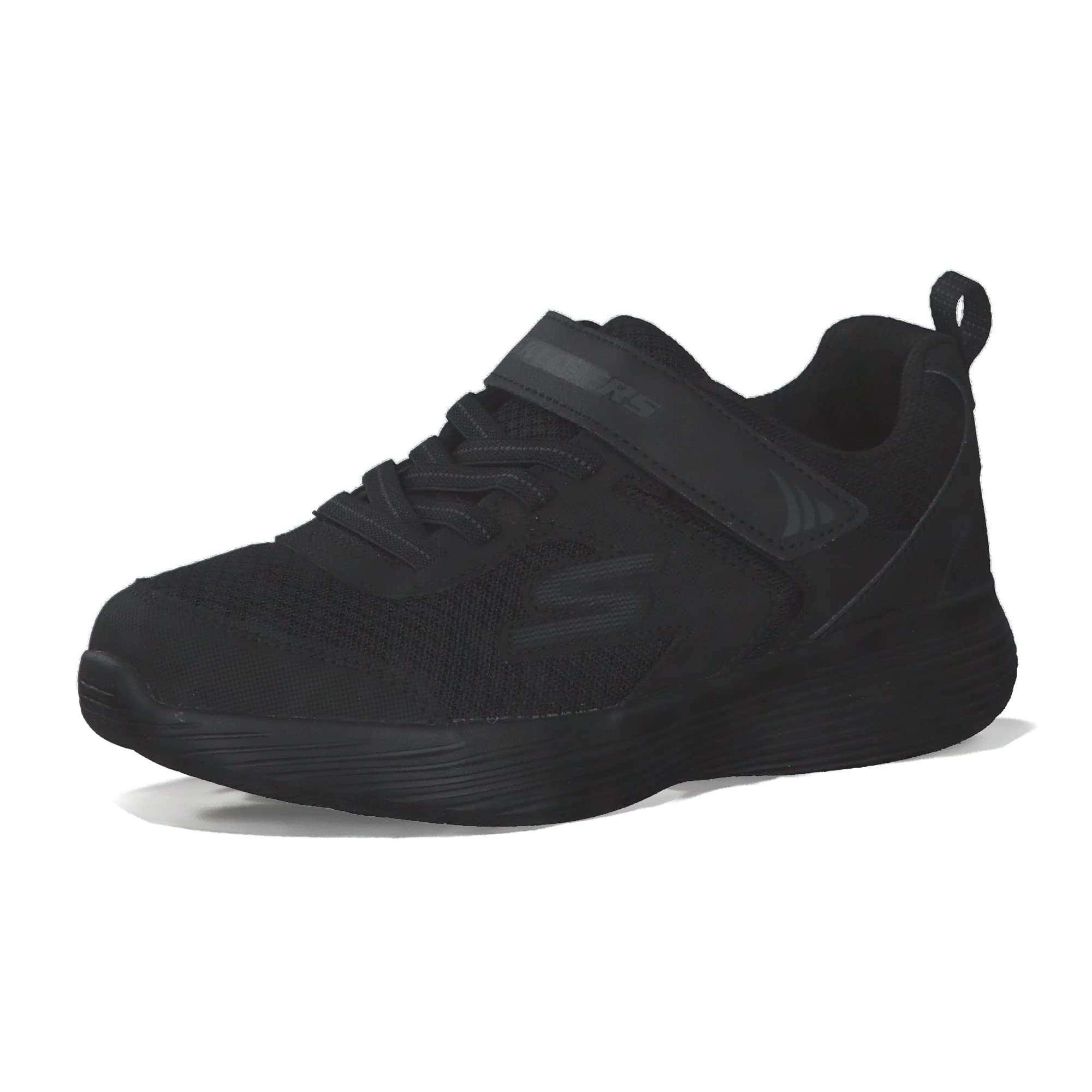 Skechers Boy's Go Run 400 V2 Darvix Sneaker, Black, 13 UK