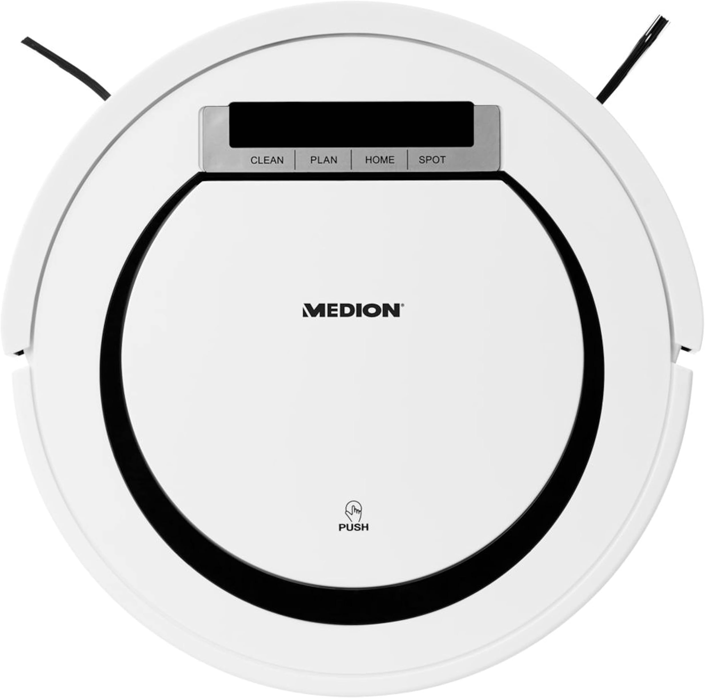MEDION MD 18600 robot vacuum 0.3 L Bagless White