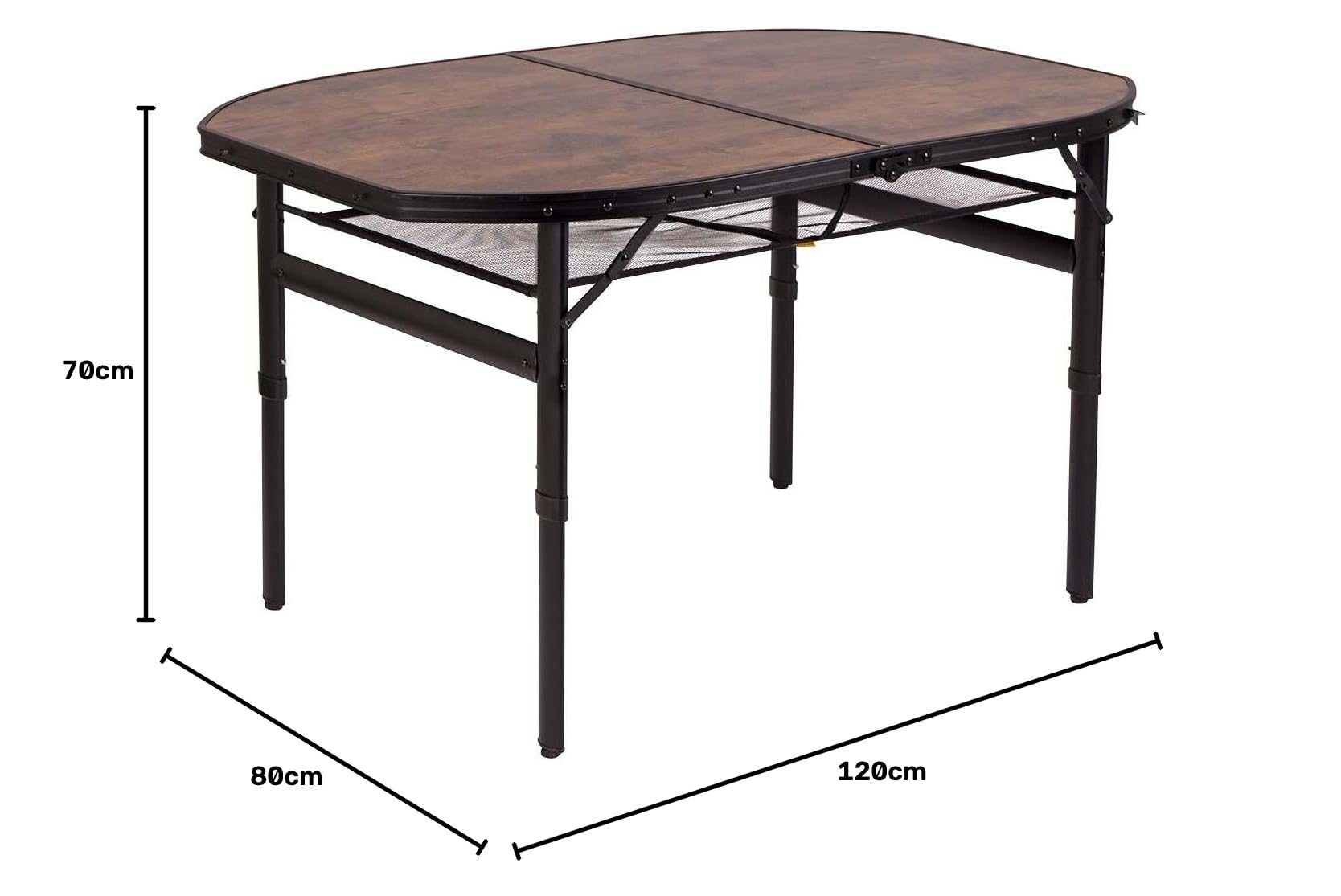 Bo-Camp - Industrial - Tisch - Melrose - 120x80 cm