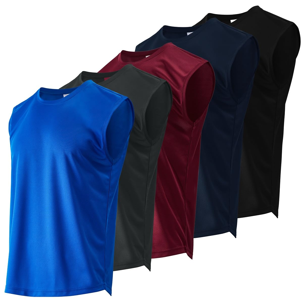 Facitisu Camisetas sin mangas para hombre, atléticas, camisetas sin mangas, para entrenamiento, secado rápido, para gimnasio