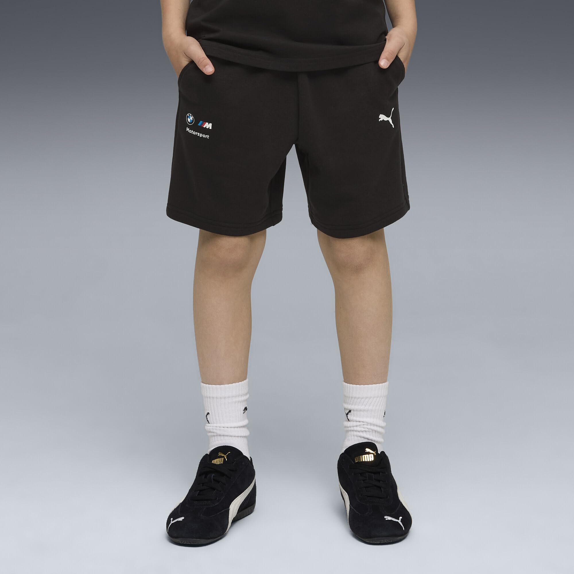 PUMA BMW MMS Kids Ess Shorts 6" - Short tricoté - Short tricoté - Mixte