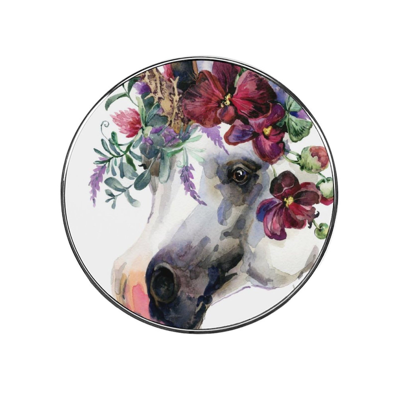 Unicorns Flowers Refrigerator Magnet Decorative Locker Magnet For Kitchen And Office Home Décor