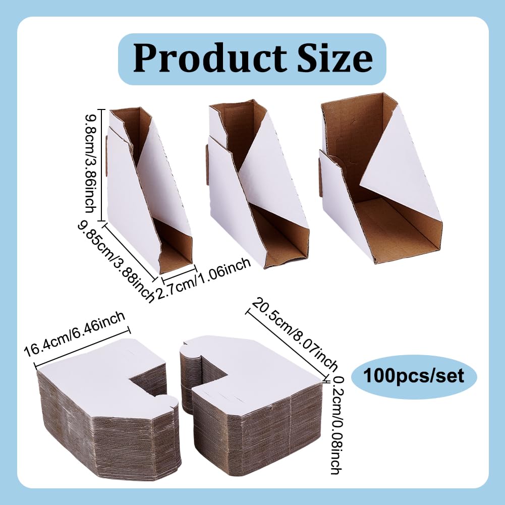 PH PandaHall 100 Stück Verstellbare Eckenschützer Aus Karton Weißer Bilderrahmen Eckenschutz Faltbarer Eckschutz Aus Kraftpapier Und Karton Für Den Versand Art Kantenschutz Dekoration 9.85x2.7x9.8cm