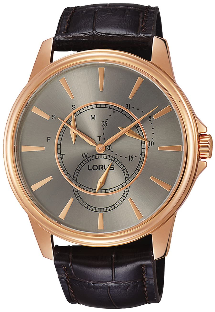 Lorus Classic Man Orologio Da Uomo Analogico Al Quarzo Con Cinturino In Pelle RP504AX9, Classico - 4
