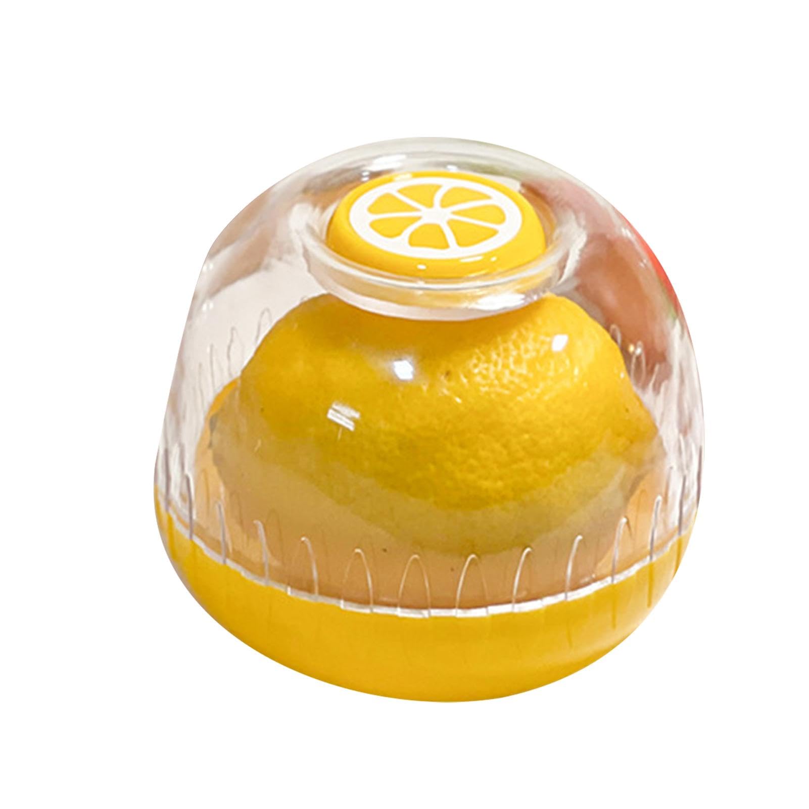 Muiltvoe Lemon Fresh Saver Food Storage Pod With Clear Lid For Keep Fruits & Vegetables Fresher Longer