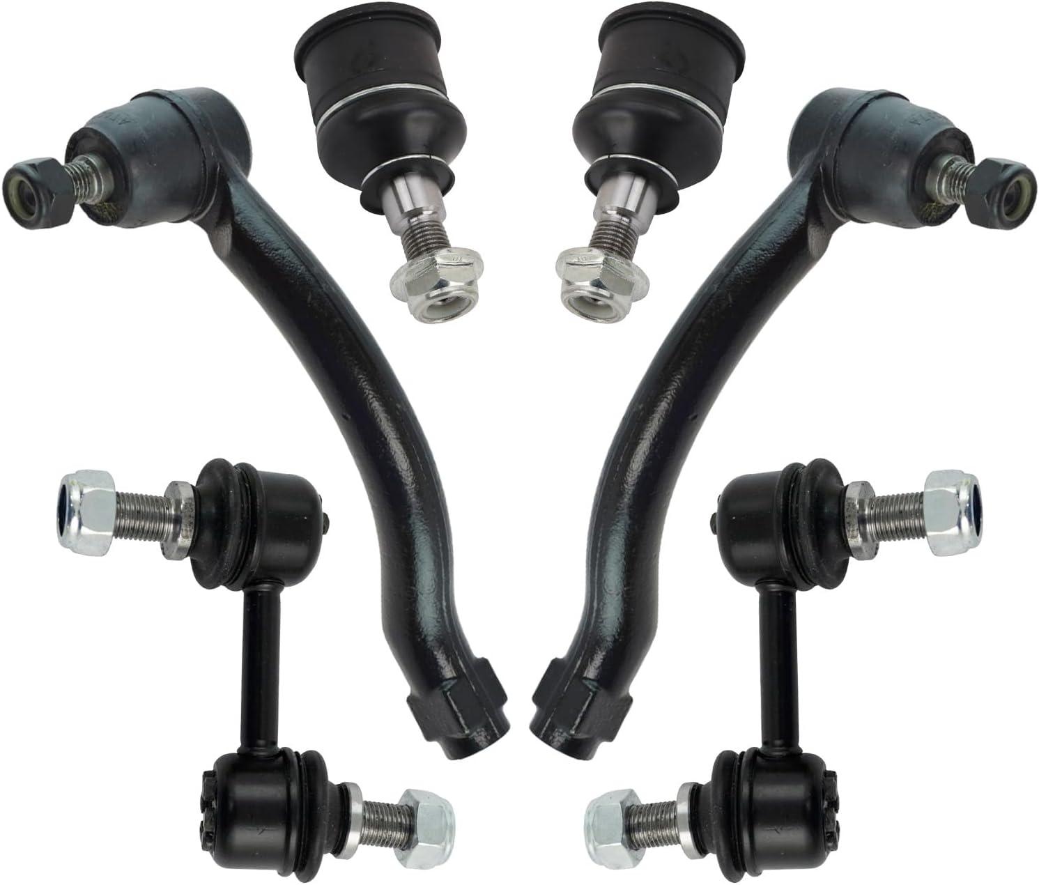 TRQ Front Steering & Suspension Kit Compatible with 2007-2008 Acura TL