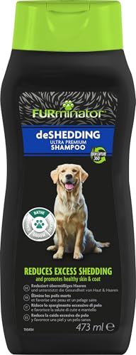 FURminator deShedding Hunde-Shampoo - Premium Shampoo für Hunde, löst effektiv lose Haare, 473 ml FURminator deShedding Hunde-Shampoo - Premium Shampoo für Hunde, löst effektiv lose Haare, 473 ml