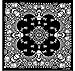 Pañuelo Calavera Negro y Blanco