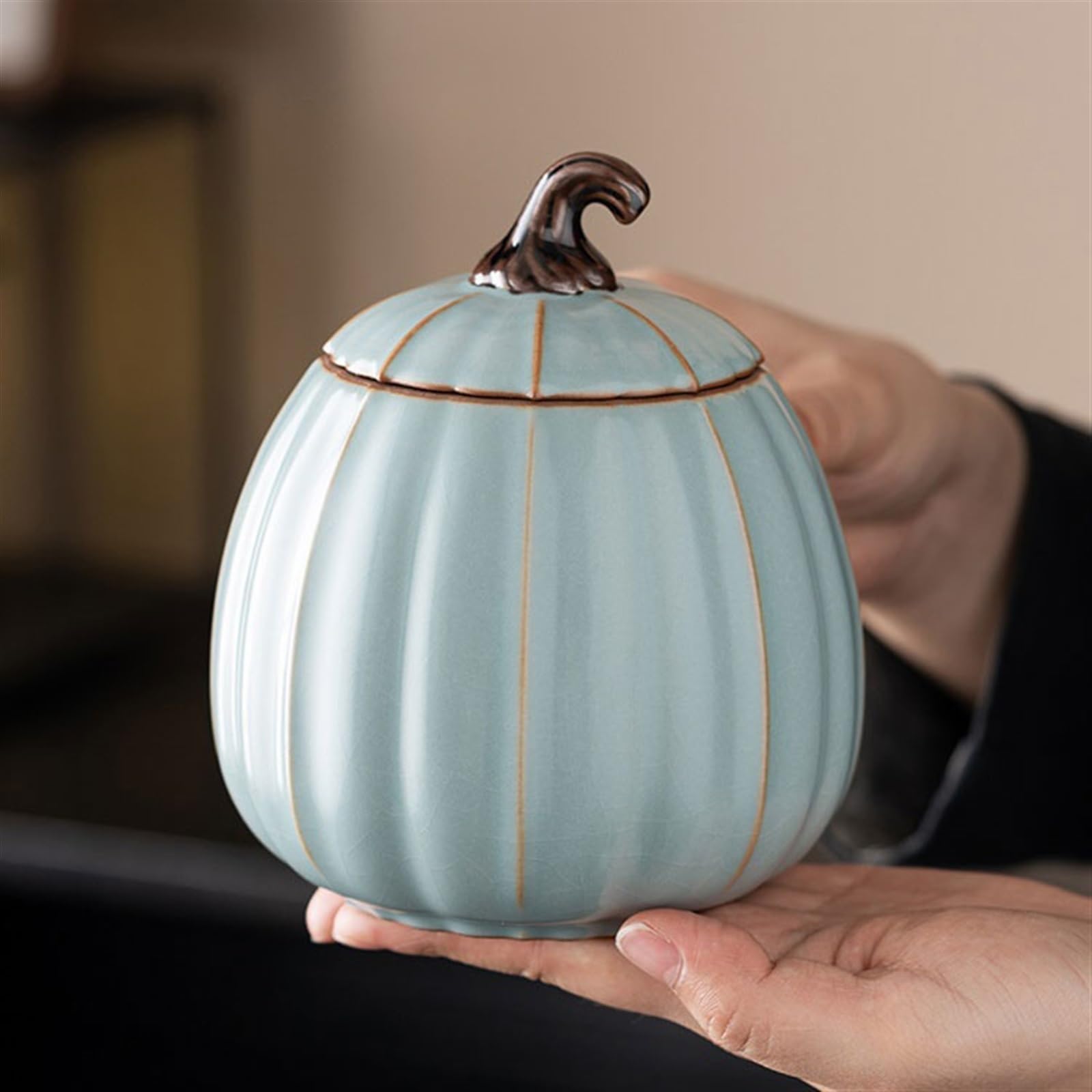 REIK Ceramiczny pojemnik na herbatę gospodarstwo domowe czarna herbata zielona herbata słoik do przechowywania herbaty magazyn herbaty ceramiczny słoik uszczelniający duży słoik do przechowywania