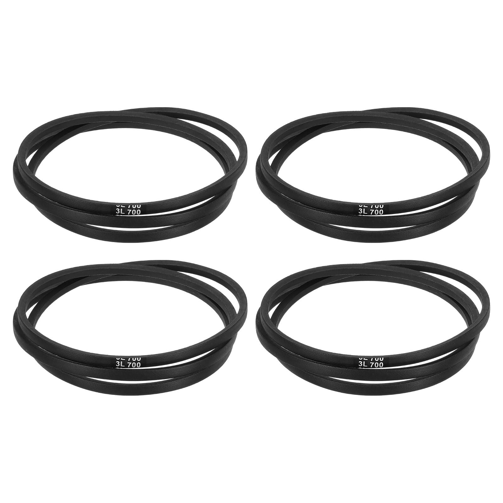 uxcell 3L240 Classic Wrapped Rubber V-Belt, 24"(610mm) Outside Circumference, 3L Profile V Belt 3/8" Width 7/32" Height — view 148