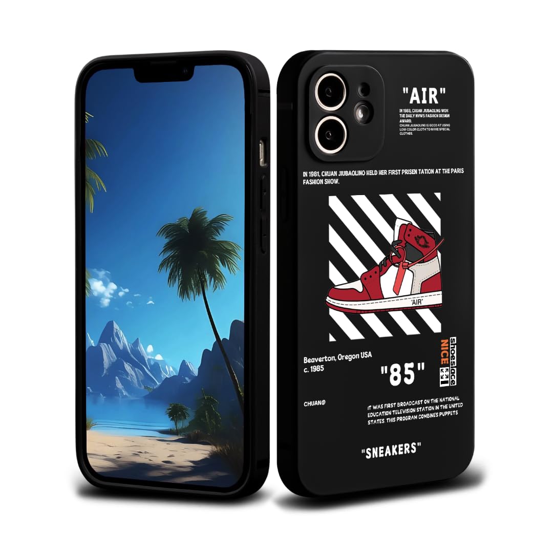 QUNQIN Cool Basketball Sports Sneaker Phone Case for iPhone 11 Case for Boys Men Shockproof Street Designer Aesthetic Compatible with iPhone 11