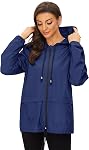 Veste de pluie légère et imperméable pour femmes